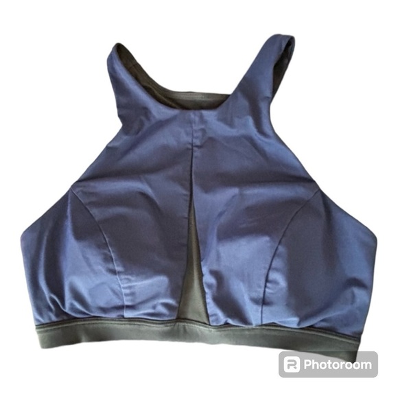 Lululemon Sz 4 Endless Horizons Swim Top In 
Euro Navy / Black EUC - Picture 3 of 12